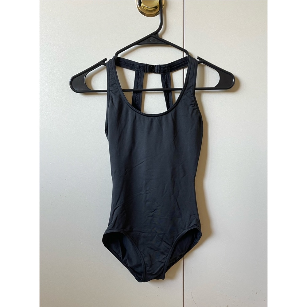 Capezio cut-out seamed tank leotard